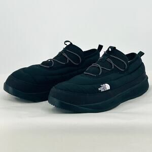 The North Face Black Nylon ThermoBall Traction Outdoor Slip On Mules Shoes